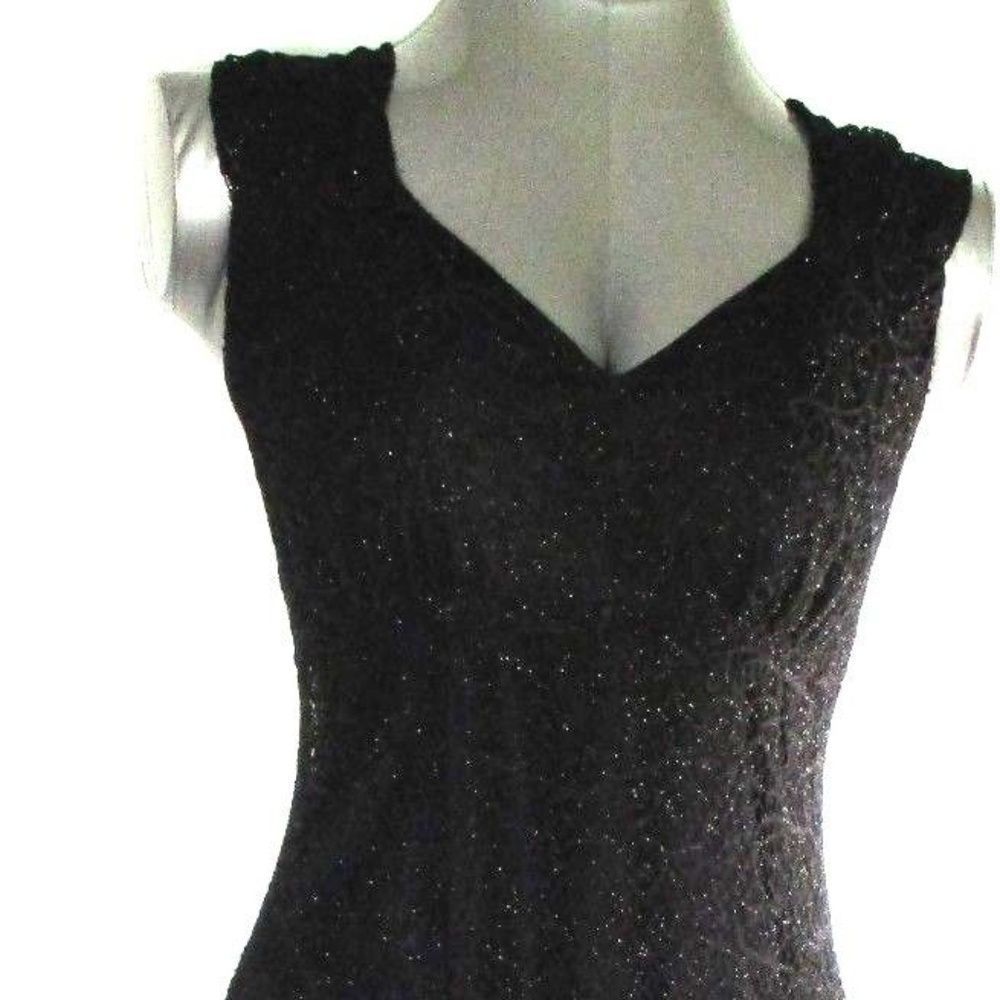 𝅺i-c-collection-black-metallic-2-piece-lace-dress-
